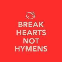 WE BREAK HEARTS! NOT HYMENS picture
