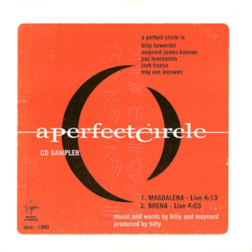 A PERFECT CIRCLE - CD Sampler cover 