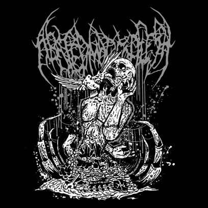 ABATED MASS OF FLESH - Descending Upon The Deceased cover 