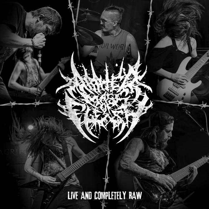 ABATED MASS OF FLESH - Live And Completely Raw cover 