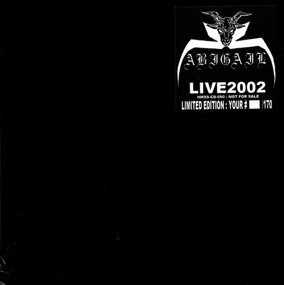 ABIGAIL - Live 2002 cover 