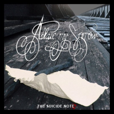 ABLAZE MY SORROW - The Suicide Note cover 