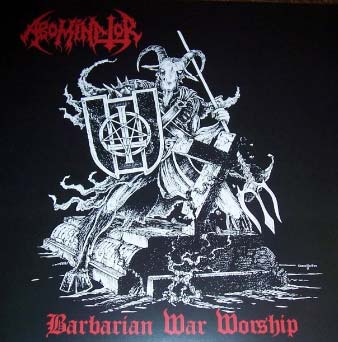 ABOMINATOR - Barbarian War Worship cover 