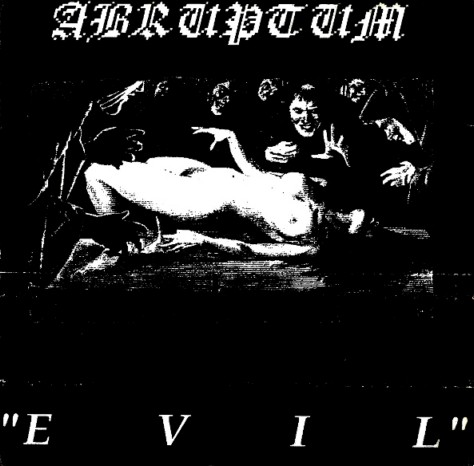 ABRUPTUM - Evil cover 