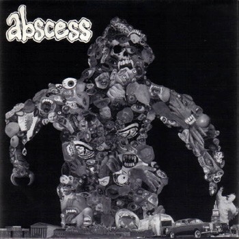 ABSCESS - Throbbing Black Werebeast cover 