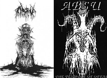 ABSU - The Temples of Offal cover 