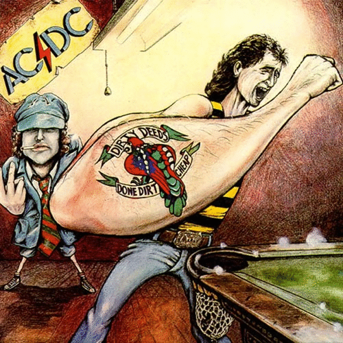 AC/DC - Dirty Deeds Done Dirt Cheap cover 