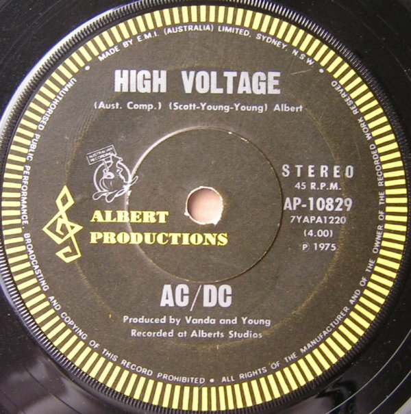 AC/DC - High Voltage / Soul Stripper cover 