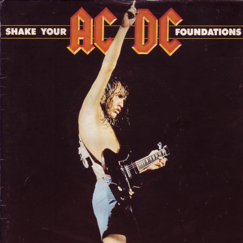 AC/DC - Shake Your Foundations cover 