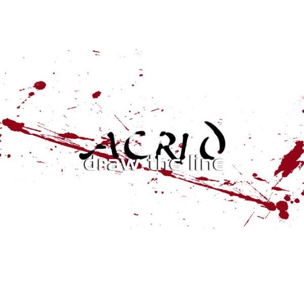 ACRID - Draw The Line cover 