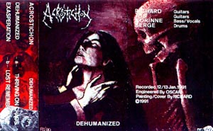ACROSTICHON - Dehumanized cover 