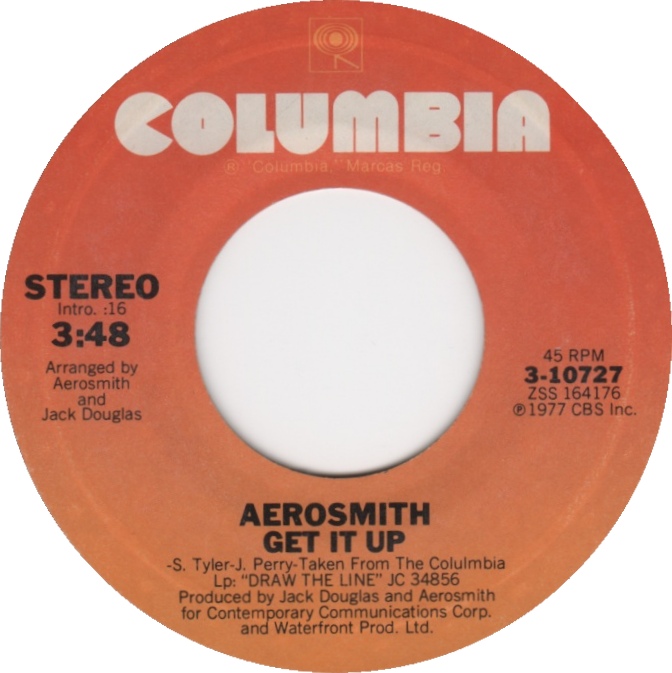 AEROSMITH - Get it Up cover 
