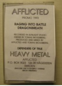 AFFLICTED - Demo 1993 cover 