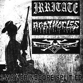 AGATHOCLES - 3-Way Grindcore Split Cd cover 