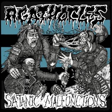 AGATHOCLES - Agathocles / Satanic Malfunctions cover 