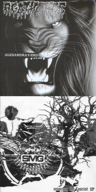 AGATHOCLES - Alexandra's End / Mincing the Fascist EP cover 