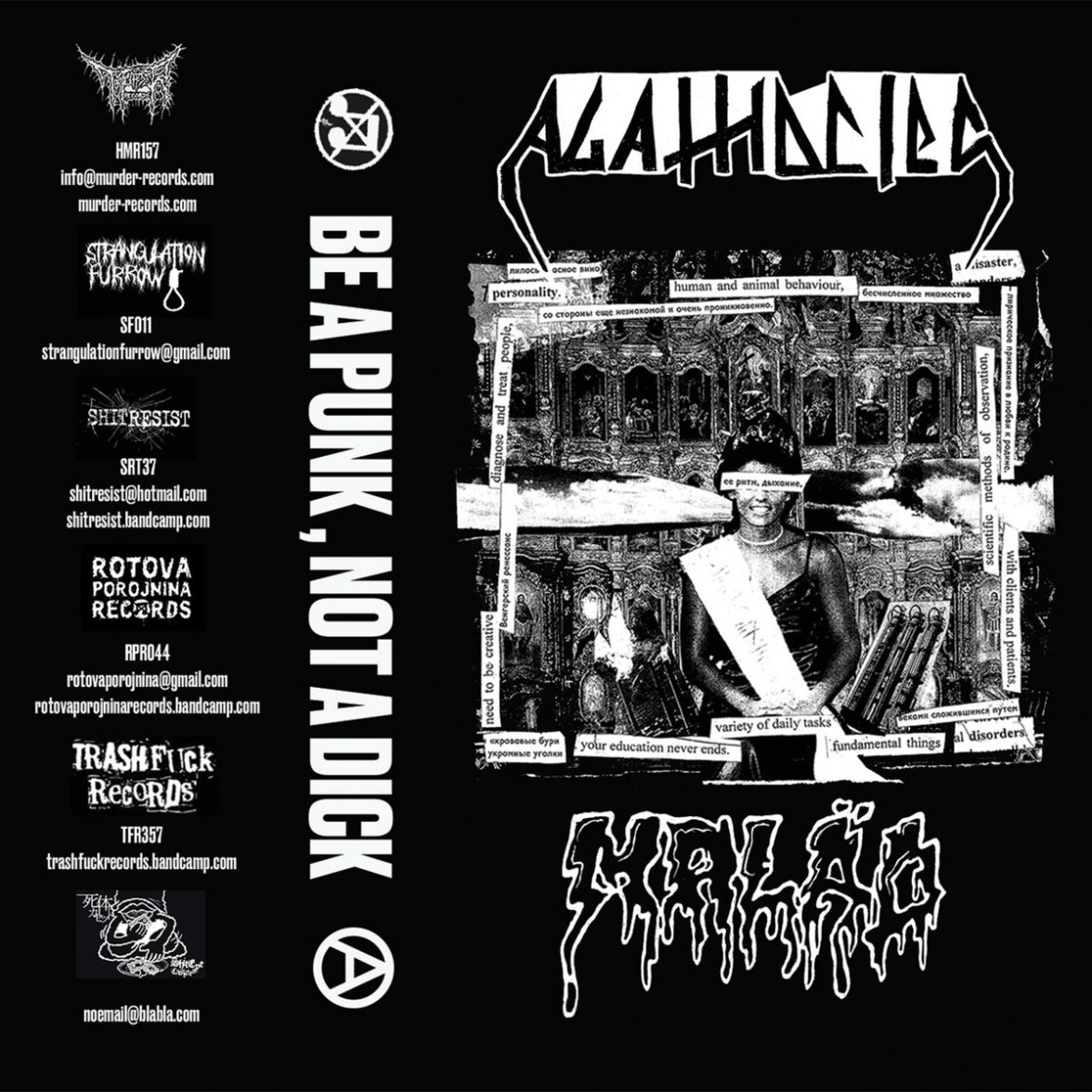 AGATHOCLES - Be a Punk, Not a Dick cover 