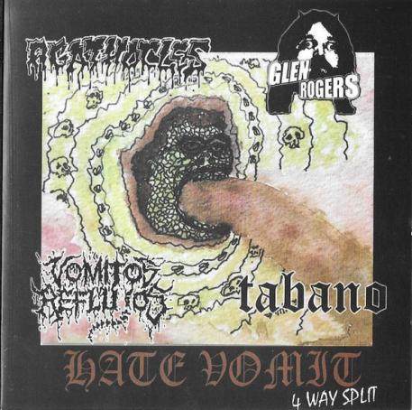 AGATHOCLES - Hate Vomit 4 Way Split cover 
