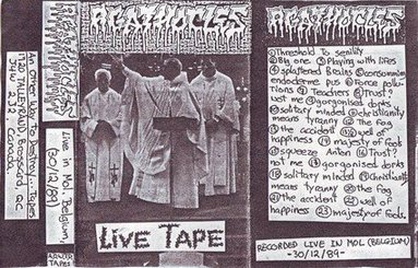 AGATHOCLES - Live in Mol, Belgium (30/12/89) cover 