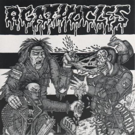 AGATHOCLES - Living Hell Downfall cover 