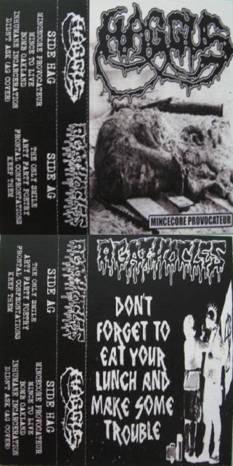 AGATHOCLES - Mincecore Provocateur / Don't Forget to Eat Your Lunch and Make Some Trouble cover 