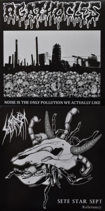 AGATHOCLES - Noise Is the Only Pollution We Actually Like / Relevancy cover 