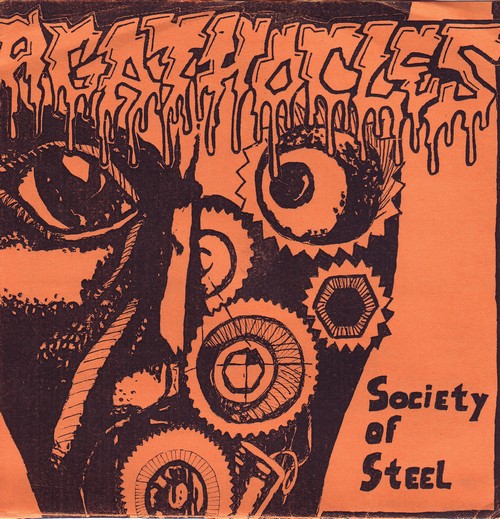 AGATHOCLES - Society of Steel / Fuck Your Values cover 