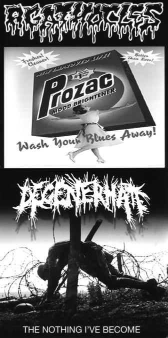 AGATHOCLES - Wash Your Blues Away! / The Nothing I've Become cover 