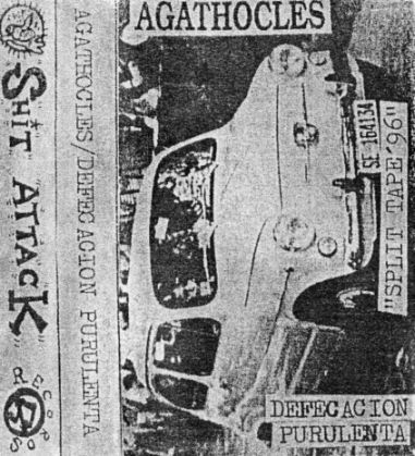 AGATHOCLES - Split Tape'96 cover 