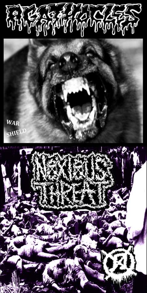 AGATHOCLES - War Shield / Untitled cover 