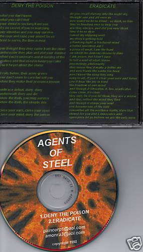 AGENT STEEL - Agents of Steel 1998 demo cover 