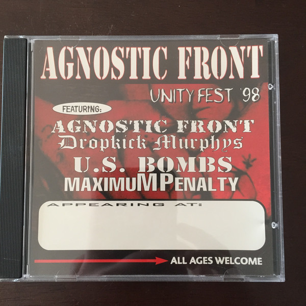 AGNOSTIC FRONT - Unity Fest '98 cover 