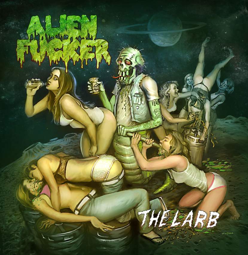 ALIEN FUCKER - The Larb cover 
