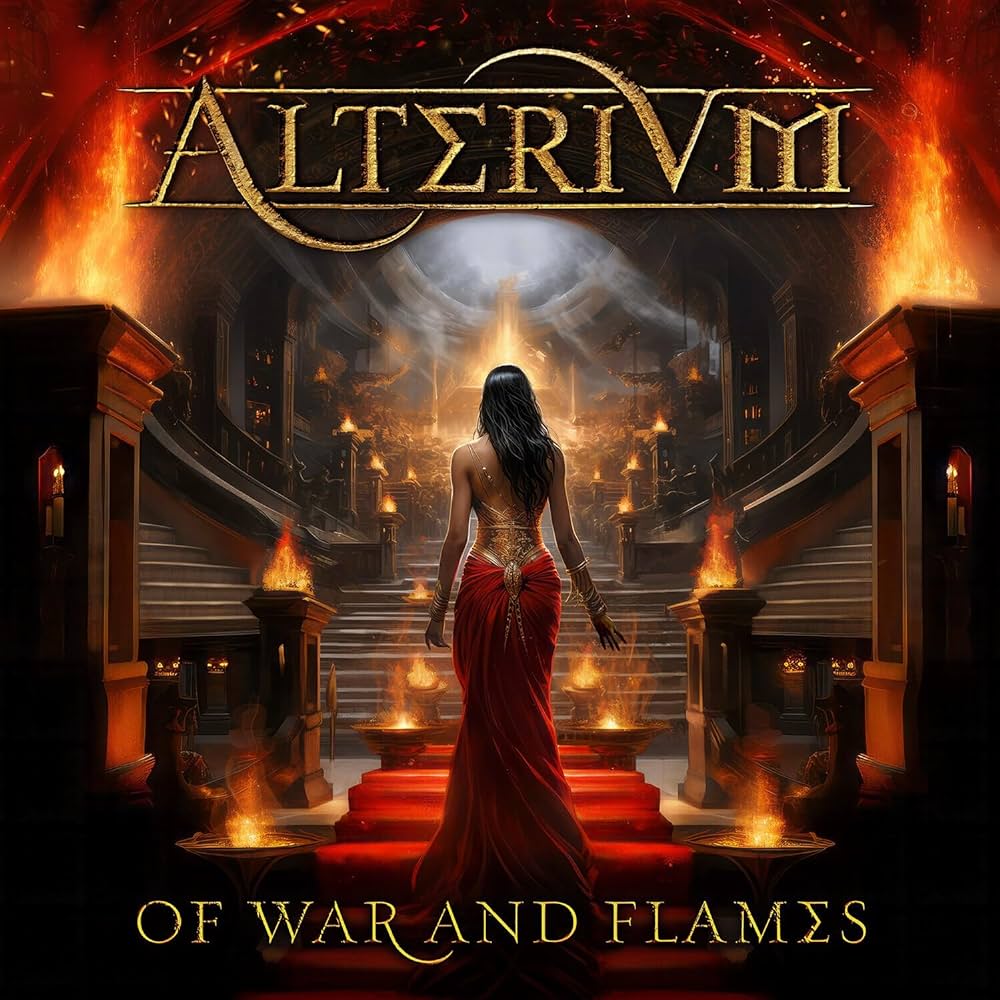 ALTERIUM - Of War and Flames cover 