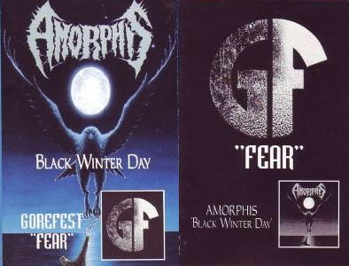 AMORPHIS - Black Winter Day / Fear cover 