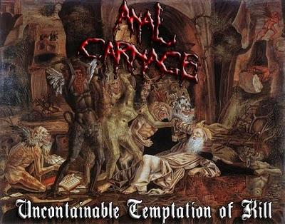 ANAL CARNAGE - Uncontainable Temptation to Kill cover 