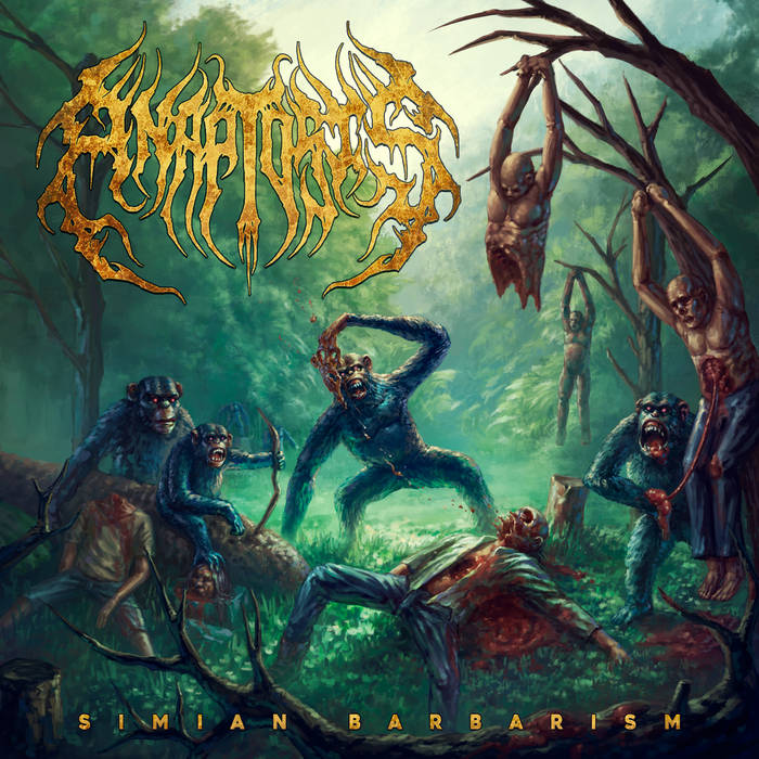 ANAPTOSIS - Simian Barbarism cover 