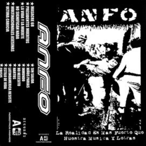 ANFO - La Realidad Es Mas Fuerte Que Nuestra Musica Y Letras cover 