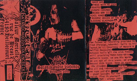 ANTAEUS - Satanik Audio Violence cover 