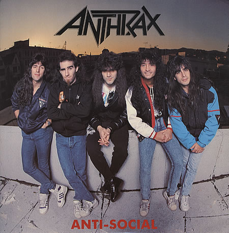 ANTHRAX - Anti-Social cover 