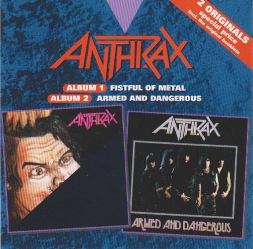 ANTHRAX - Fistful of Metal / Armed And Dangerous cover 