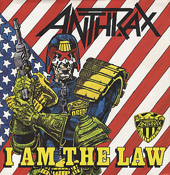 ANTHRAX - I Am the Law cover 
