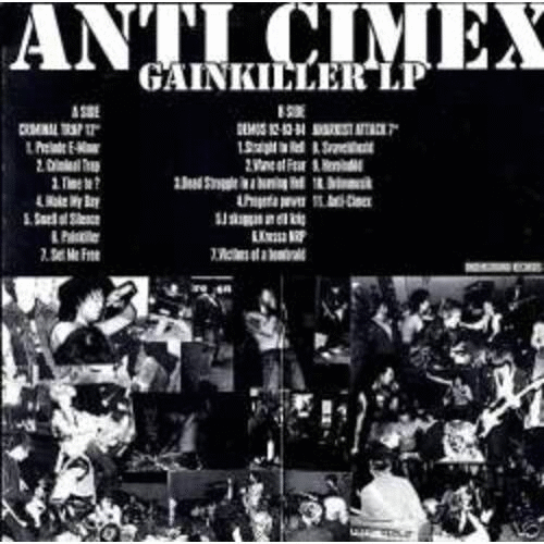 ANTI-CIMEX - Gainkiller LP cover 