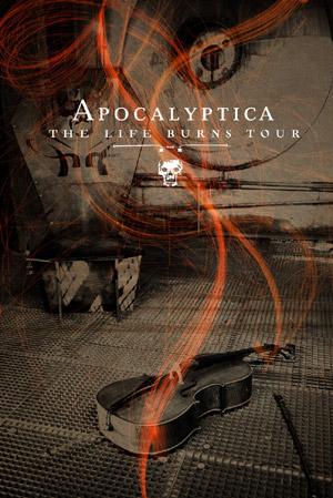 APOCALYPTICA - The Life Burns Tour cover 