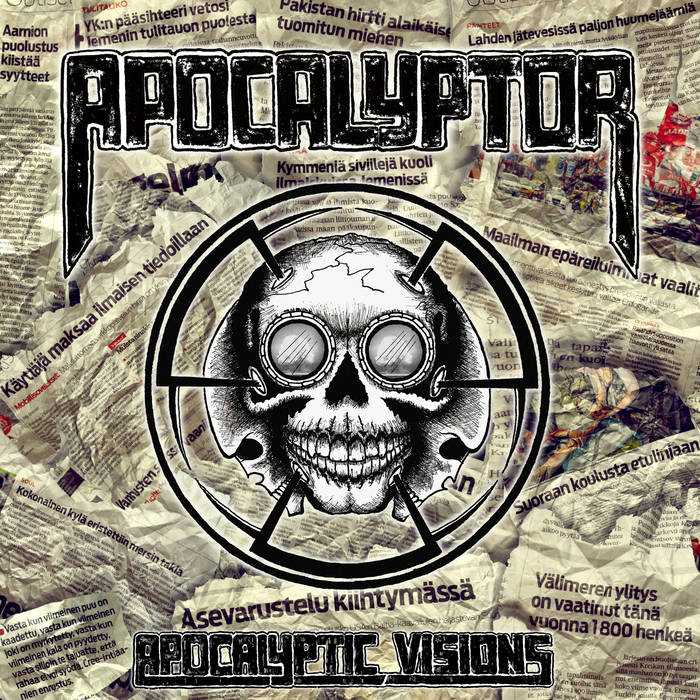 APOCALYPTOR - Apocalyptic Visions 2015 cover 