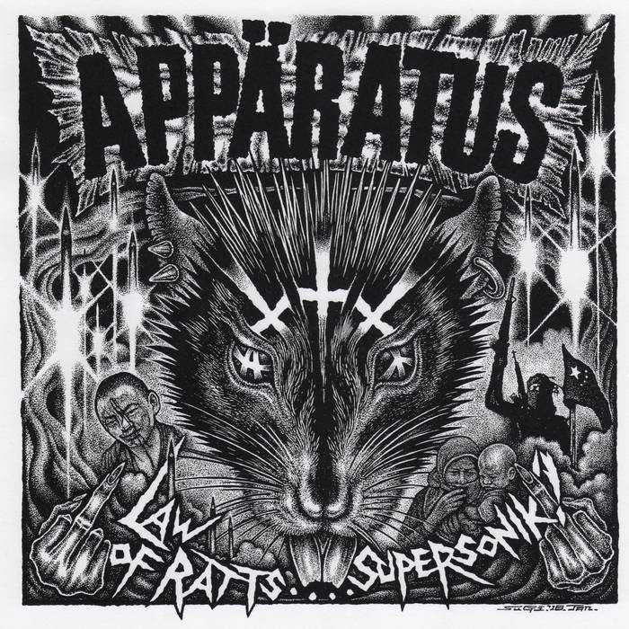 APPÄRATUS - Law Of Ratts.... Supersonik ? / Risken Att Köpa En Splitt Vinylskiva cover 