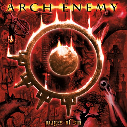 ARCH ENEMY - Wages of Sin cover 