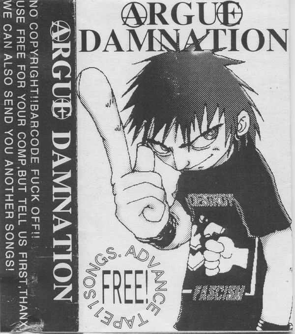ARGUE DAMNATION - Advance Tape-11 Songs cover 