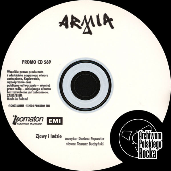 ARMIA - Zjawy I Ludzie cover 