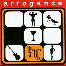 ARROGANCE - The 5'11' Record cover 